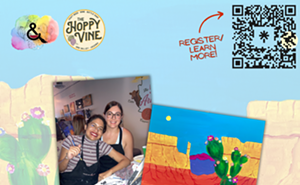Red Rocks Paint and Sip at Hoppy Vine Oro Valley