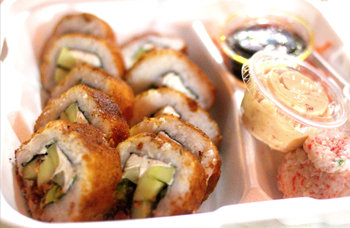 Deep fried and full of bacon, Sushi-Kito’s rolls are certainly unique.