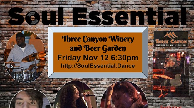 Soul Essential Brings Gladys' Grapevine to Three Canyon Winery and Beer Garden