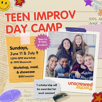 Unscrewed Theater Teen Improv One-Day Camp