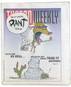 This is simple, people: Pay attention to what you're doing. Develop at least a minimal sensitivity to your immediate environment. Share some precious space on our overcrowded planet. Get out of the damn way. -- James Reel in our first Rant Issue, Feb. 26, 2004 - WES HARGIS
