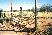 This is what it's like on the border now.  Illegal immigrants bust gates open on ranches, creating expensive problems for ranchers.