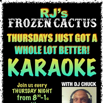 Thursday Night KARAOKE at Frozen Cactus