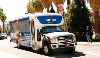 The UA Cat Tran is a great way to travel around campus.
