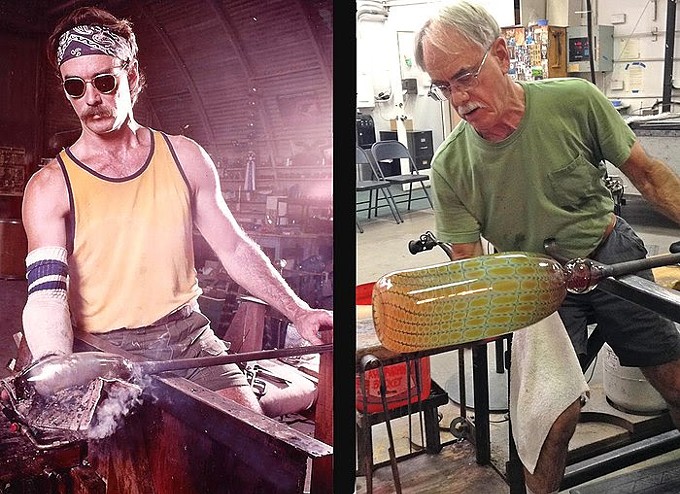 Legendary local glass artist Tom Philabaum will make one last go at the furnace this Saturday, Feb. 3.
