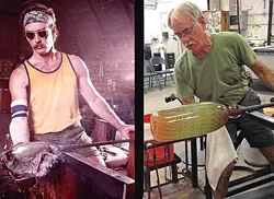 Artist Tom Philabaum won’t be working with molten glass anymore, but his signature gallery at 711 S. Sixth Ave. remains open and will host a retrospective of his five decades of work. - COURTESY PHILABAUM GALLERY