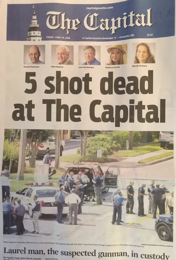 Slaughter at the Annapolis Capital: A Tragedy Hits Close to Home