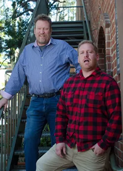 Comedians Andy Gold and Kurtis Matthews perform in The Addicts Comedy Tour at the JCC on Aug. 16 - ANDY GOLD