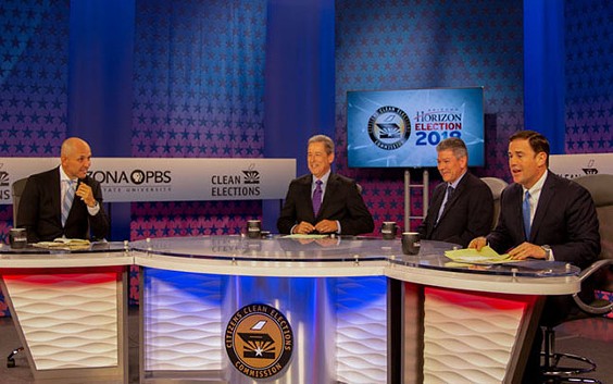 Ducey, Garcia Clash Over Education, Border Security in First Televised Debate