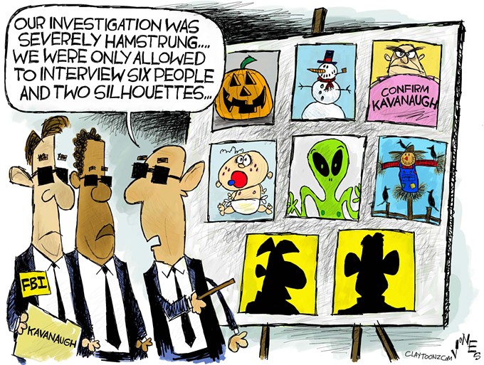 Claytoon of the Day: Fake Investigation