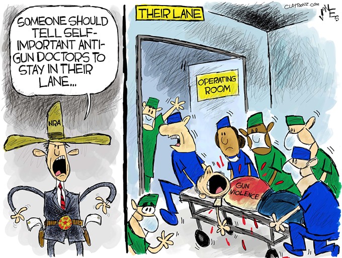 Claytoon of the Day: The Doctors' Lane