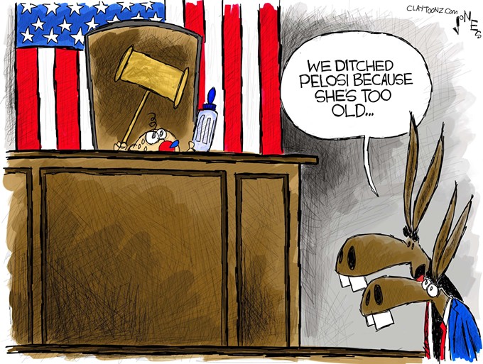 Claytoon of the Day: Ditching Pelosi