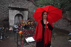 Activist and former sex worker Juliana Piccillo, during a vigil for International Day To End Violence Against Sex Workers, on Dec. 17, 2017: “When we’re harmed, we’re told it’s part of our job description.” - DANYELLE KHMARA