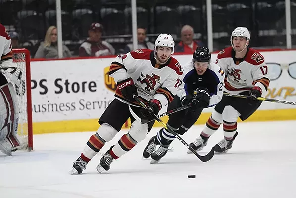 Tucson Roadrunners Blanked by Colorado Eagles, 2-0