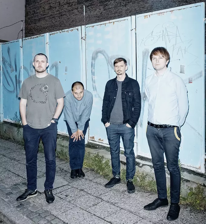 Trupa Trupa. From left: Rafał Wojczal, Wojtek Juchniewicz, Tomek Pawluczuk, Grzegorz Kwiatkowski - MICHAEL SZLAGA