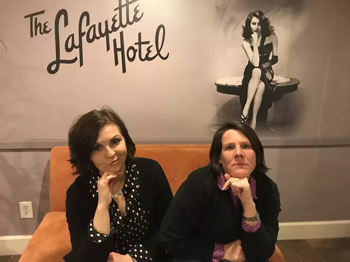 The improv team JaxN Reed (Stacy Reed, Jacque Arend) represents Phoenix’s Torch Theatre in The Best Show Period, the finale of the all-female Cactus Flower Comedy Festival March 28 through 30 at the TIM Comedy Theatre. - MINDY KEELING