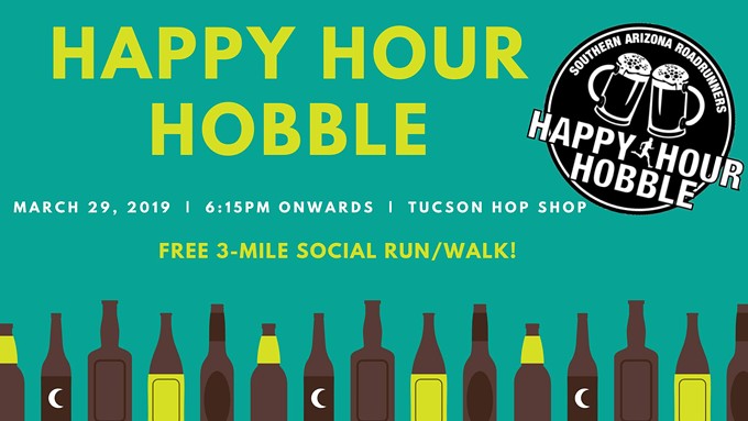 COURTESY OF HAPPY HOUR HOBBLE AT TUCSON HOP SHOP FACEBOOK EVENT PAGE