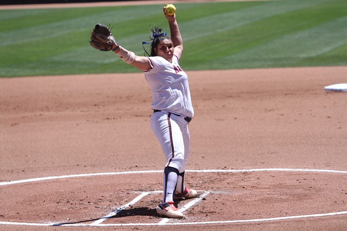 Taylor McQuillin allowed three runs in seven innings of work against the UCLA Bruins on Thursday, May 9. - CHRISTOPHER BOAN