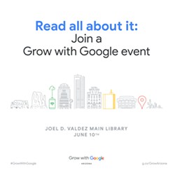 Grow with Google headed to Joel D. Valdez Main Library