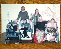 The Arrington family, Top from left: Duke, Blinda. Bottom: the twins, Fay, Darla Kay. - COURTESY OF FAY ARRINGTON