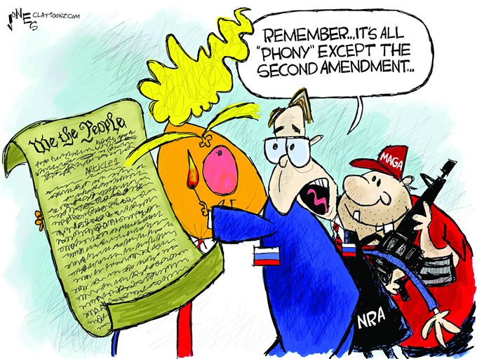 Claytoon of the Day: Phony Constitution