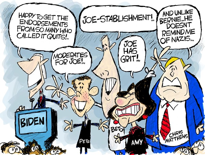 Claytoon of the Day: Hard Ballin' For Biden