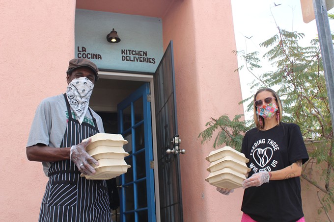 Downtown Restaurants, Businesses and Non-Profits Pull Together to Help Feed Tucson's Service Industry During the Pandemic