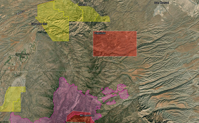 Bighorn Fire Evacuation Ordered for Lower Mount Lemmon, Oracle Areas