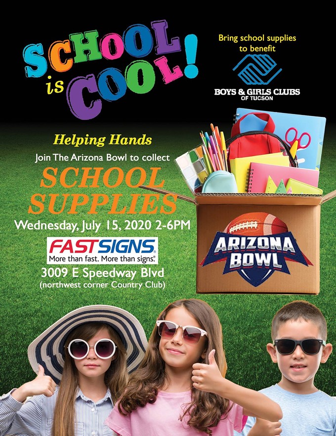 Don't Miss the Back to School Supply Drive to Support Boys & Girls Clubs of Tucson