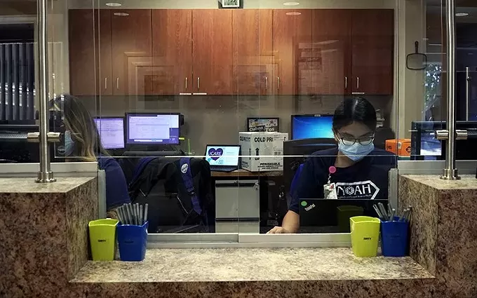 Financial aid from last spring's federal CARES Act allowed Neighborhood Outreach Access to Health and other community health centers to retain employees amid declining patient visits and other threats to funding streams. - FRANCO LATONA/CRONKITE NEWS