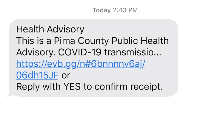 Pima County issues mass alert as COVID-19 cases surge
