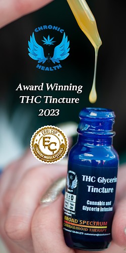 ERRL Cup Award winning Chronic Health THC Tincture