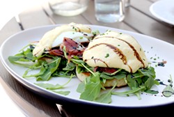 The Godfather Benedict adds Italian flavor to the classic brunch dish. - HEATHER HOCH