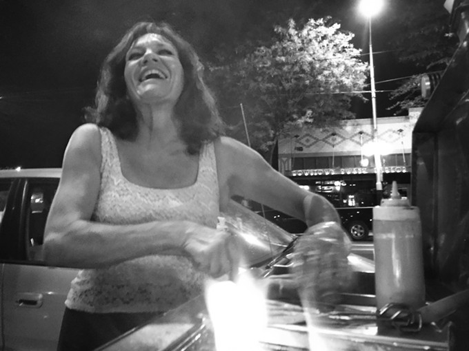 Dorreen Martinez and her grill fire.