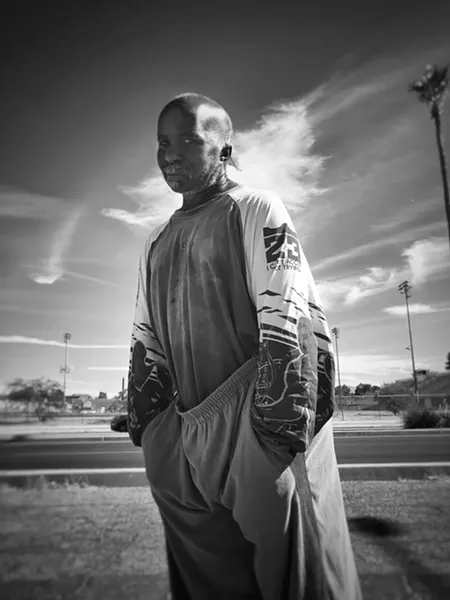 Arthur Conlee out on Swan Road, Tucson. - BRIAN SMITH