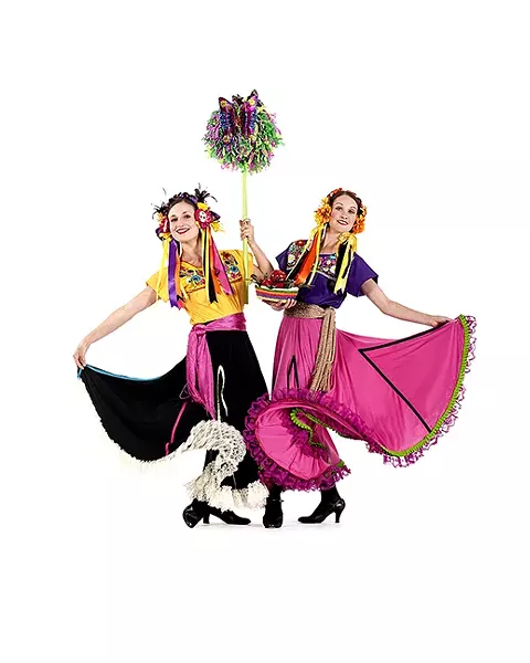 Caitlin Calligan and Elizabeth Egleson in Spirit Garden in Ballet Tucson's season opener. - ED FLORES