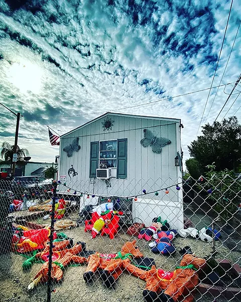 Debbie's decorative neighbor in the trailer park. - BRIAN SMITH