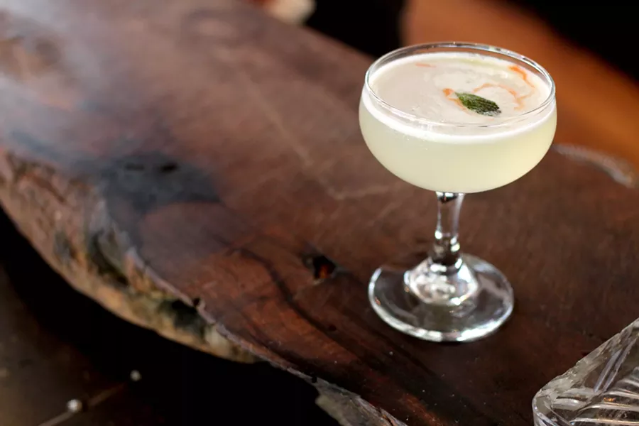 Anable named his cocktail, the Owen Wade, after R Bar bartender Matt Wade. - HEATHER HOCH