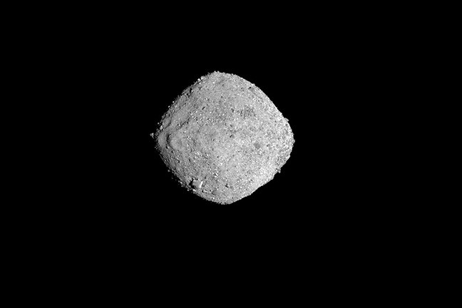 The first high quality picture of Bennu, taken from 85 miles away