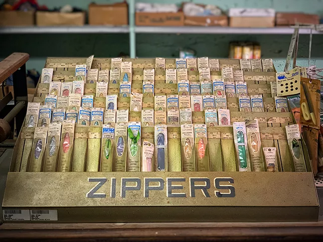 Zipper collection inside Giorsetti's in Winkelman. - BRIAN SMITH