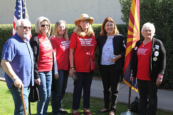 U.S. Rep. Ann Kirkpatrick (second from right): “I think two of the major things I’ve learned a lot about is addiction and how prevalent it is in the country.”