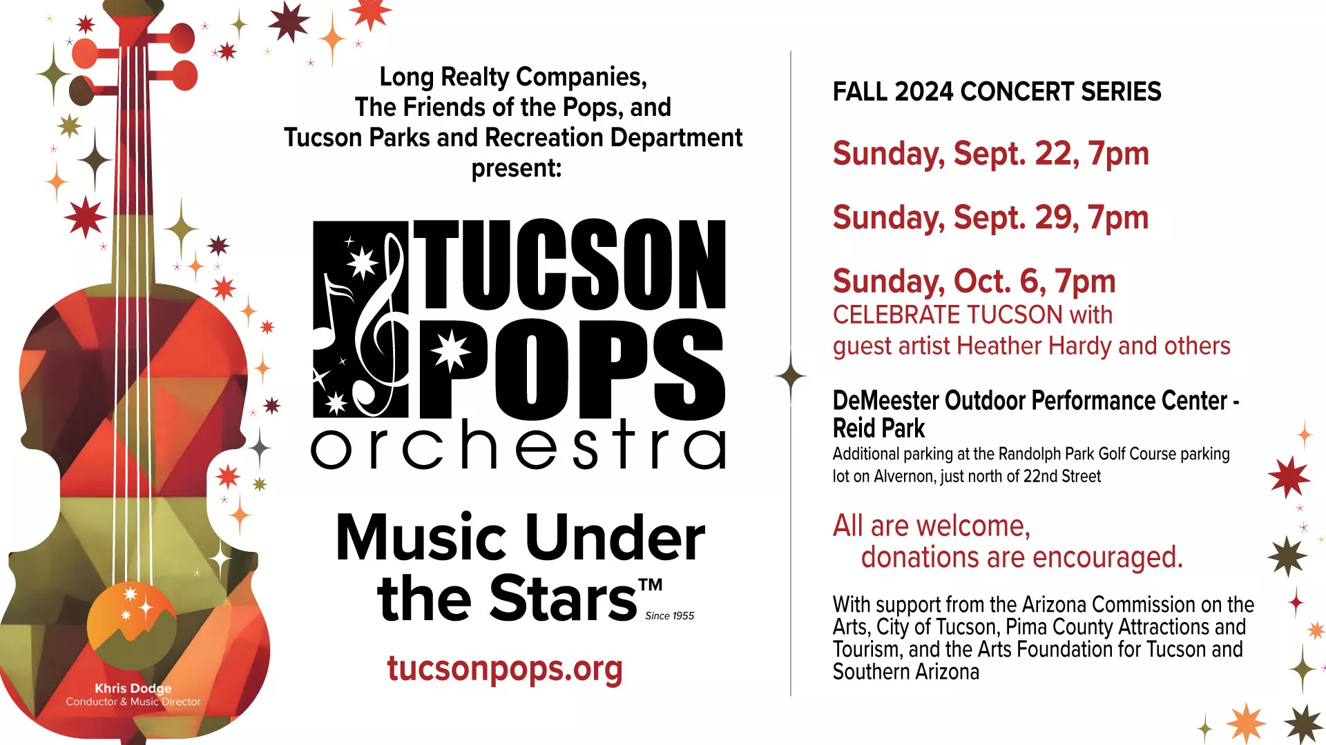 “Celebrate Tucson” featuring guest artist violinist/fiddler Heather