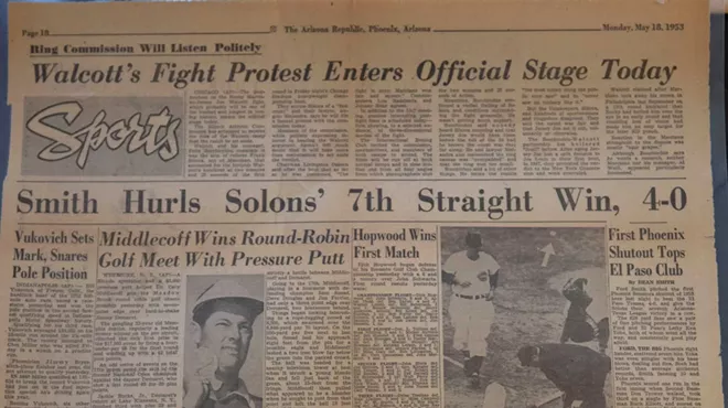 A written history of Ford Smith&rsquo;s life can be hard to find, but this Phoenix Gazette newspaper from 1953 provides some clues.