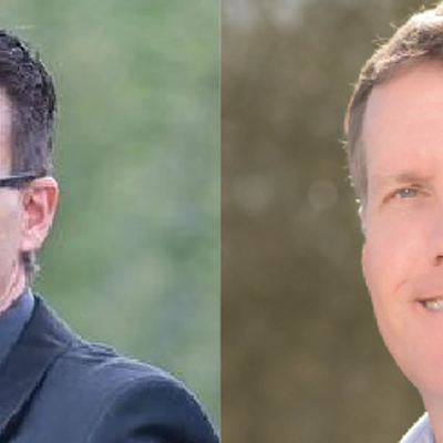 Republican&nbsp;Steve Spain (left) and Democrat Rex Scott are in a &nbsp;race to replace the retiring Ally Miller on the Pima County Board of Supervisors.