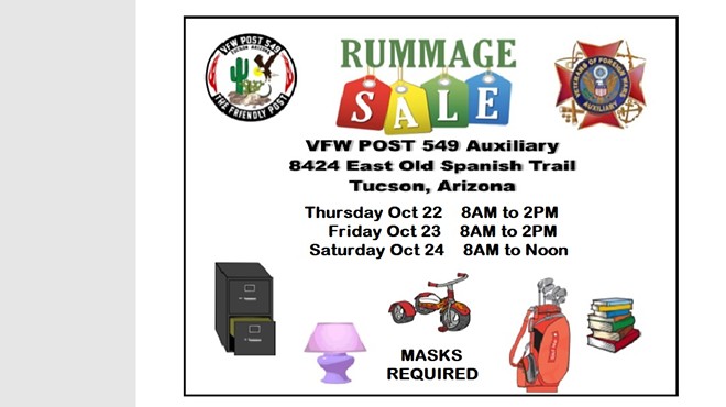 VFW Post 549 Auxiliary Rummage Sale