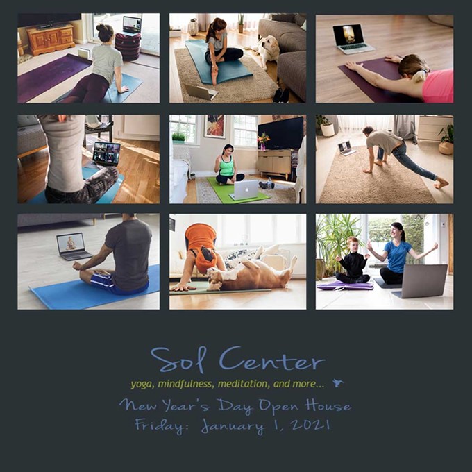Sol Center Tucson AZ - Open House – Free Classes all of New Year’s Day 2021